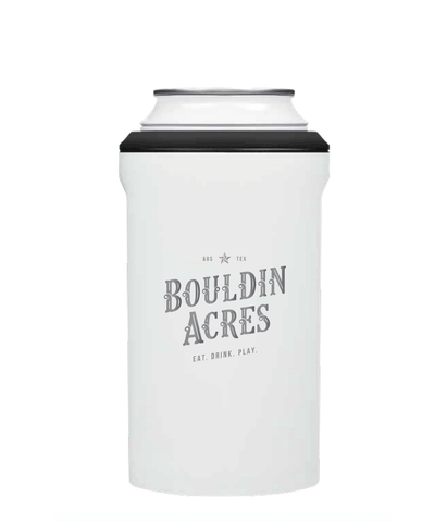 Bouldin Acres Corkcicle Can Cooler in White
